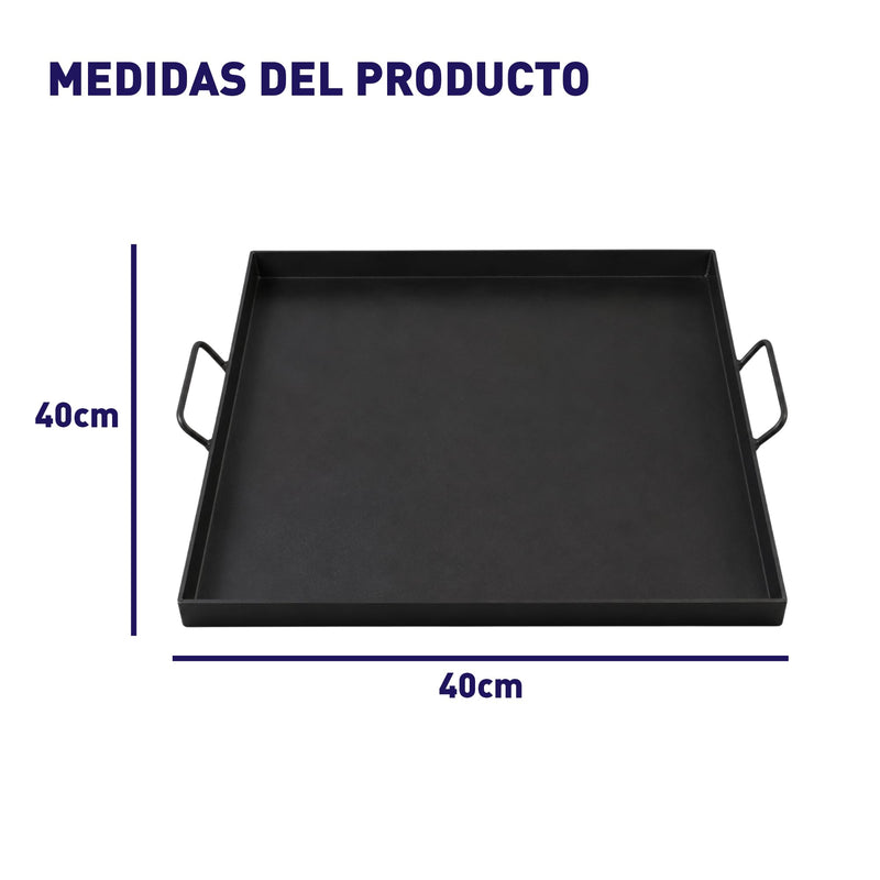 Comal Plancha Acero para Taquería Comercial