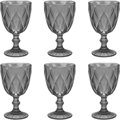 Copas de Vidrio 240 ml Set 6 Coloridas