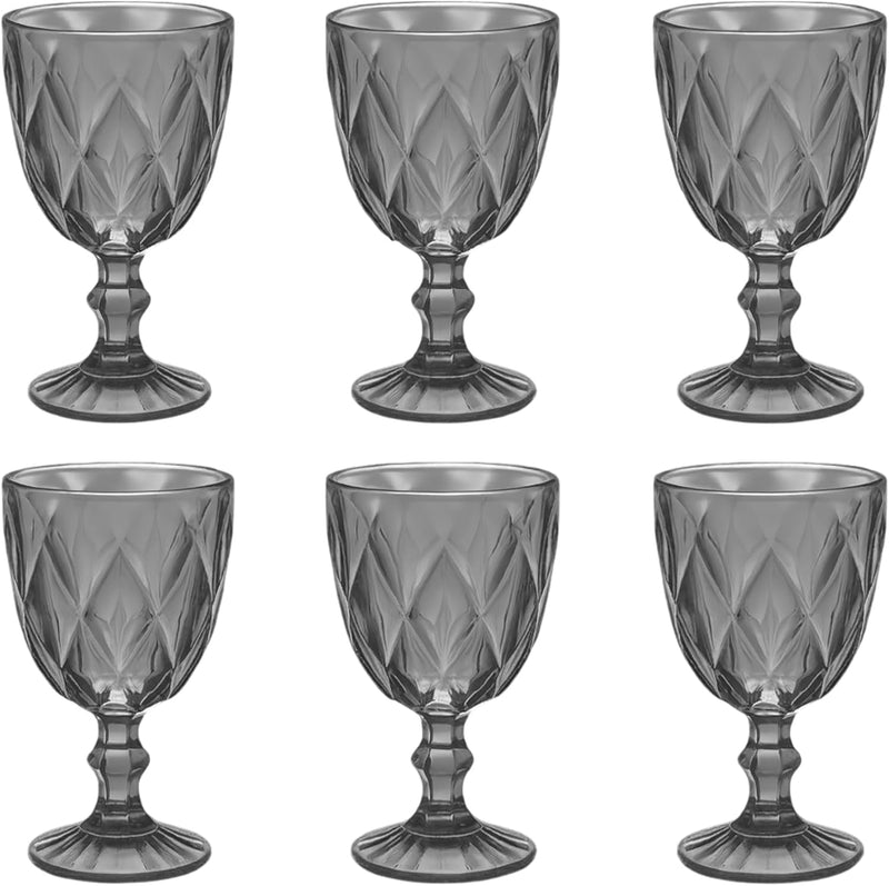 Copas de Vidrio 240 ml Set 6 Coloridas