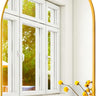 Bluelander Espejo Curvo 50×70 cm con Marco de Aluminio 2.8 cm