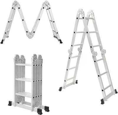 Escalera Bluelander Multiposiciones 3.3 m Plegable y Antideslizante