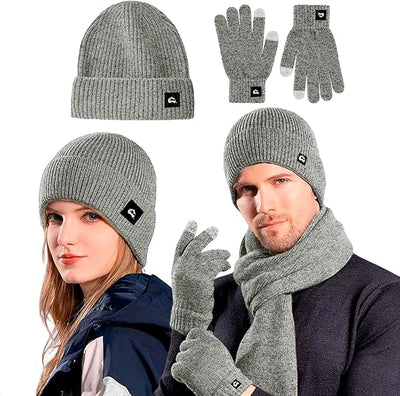 Set Invierno Bluelander 4 Piezas - Gorro, Bufanda y Guantes Térmicos