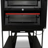 Bluelander Horno Industrial para Panadería - Gas LP 150x90x70cm con 4 Charolas