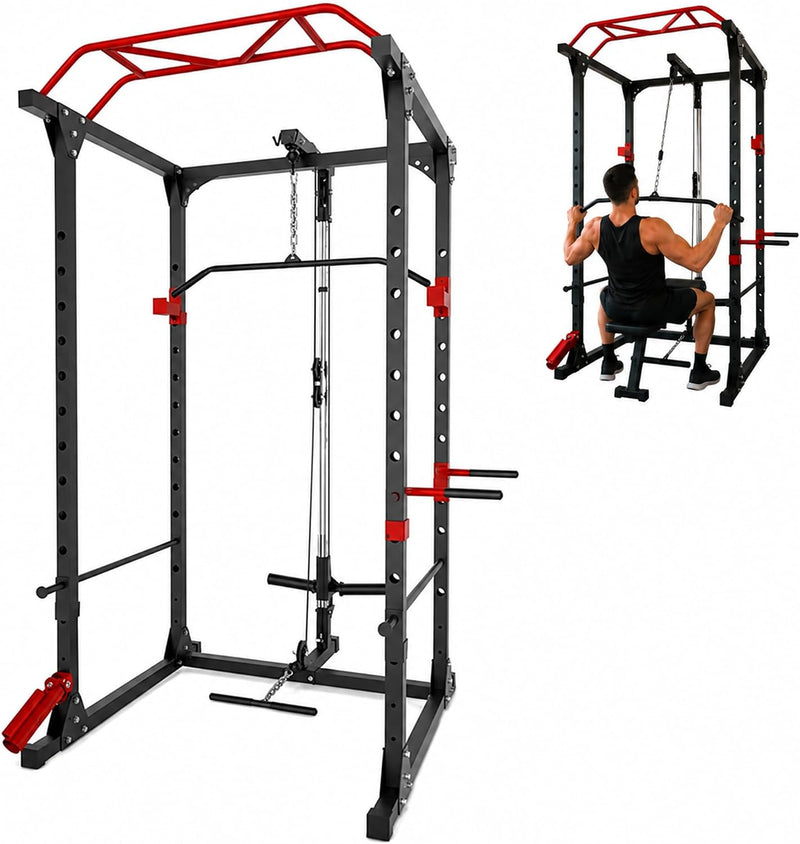 Jaula de Potencia Power Rack Multifuncional