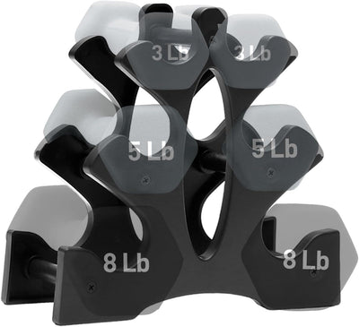 Bluelander Rack para Mancuernas 12 kg – Soporte Compacto Hogar u Oficina