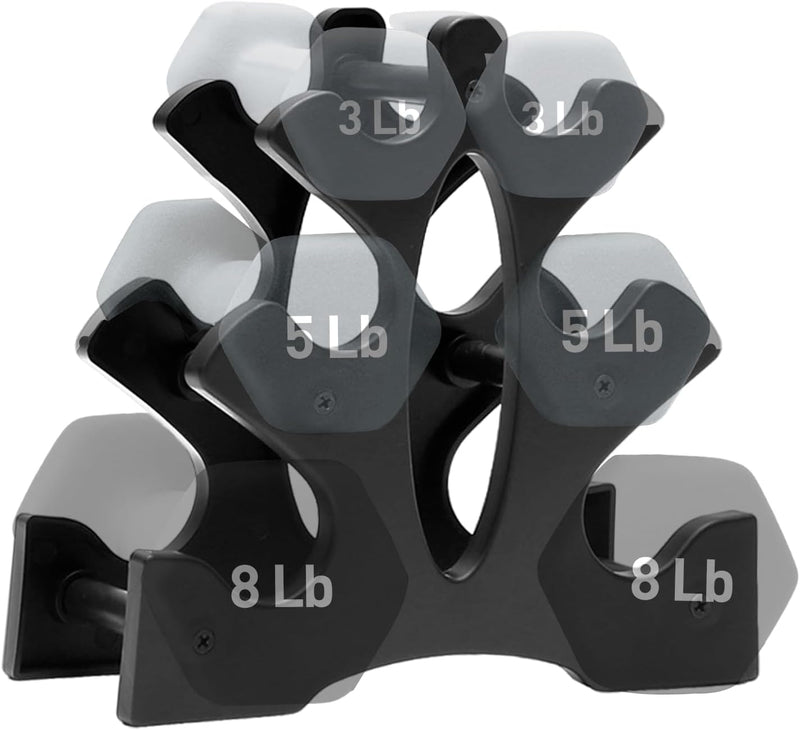 Bluelander Rack para Mancuernas 12 kg – Soporte Compacto Hogar u Oficina