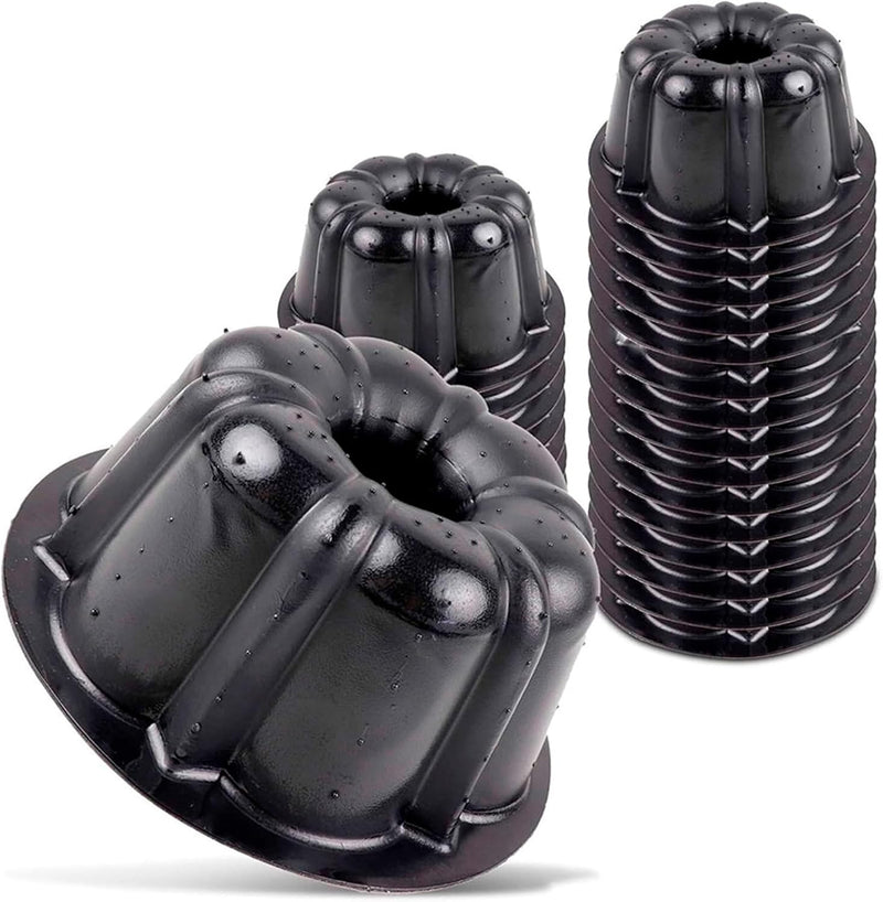 Bluelander Set 25/50 Mini Moldes CPET 180 ml | Reutilizables hasta 220 °C