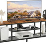 Mueble TV 60" Acero y Madera Moderno