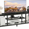 Mueble TV 60" Acero y Madera Moderno