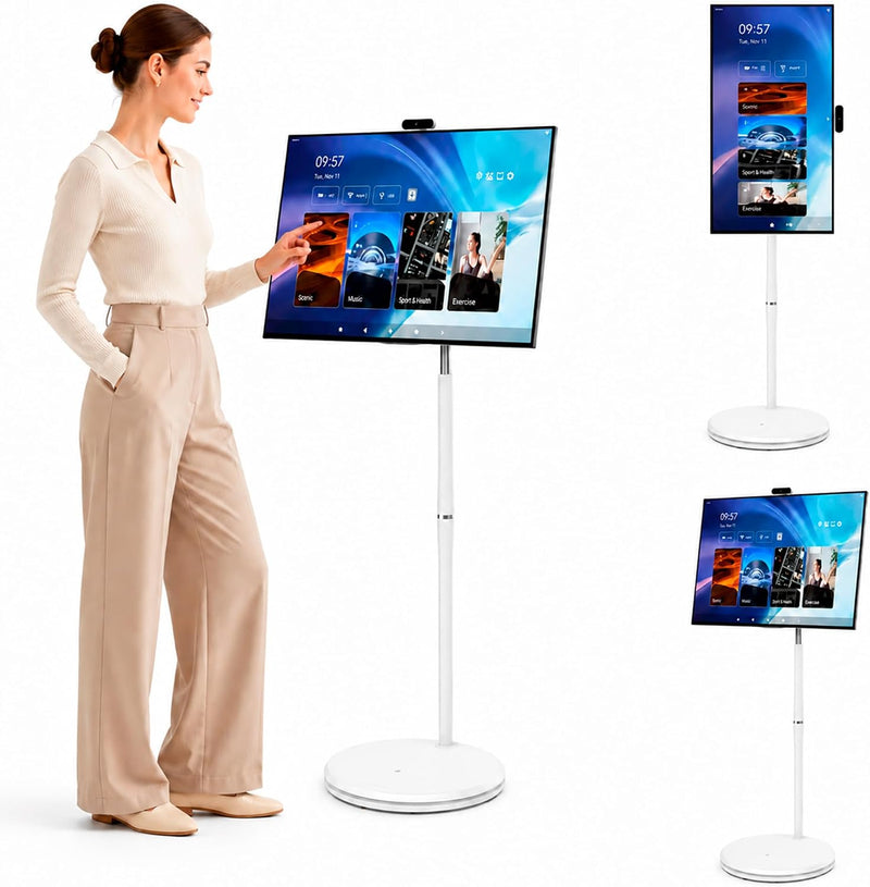 Pantalla Inteligente 32" Android 13 con Ruedas