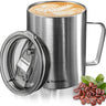 Bluelander "Termo Taza de Acero Inoxidable 350 ml con Tapa Hermética y Doble Pared"