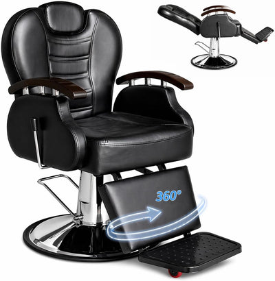 Sillón Barbero Profesional Ajustable Reforzado