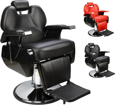 Sillón Barbero Profesional Giratorio Ajustable