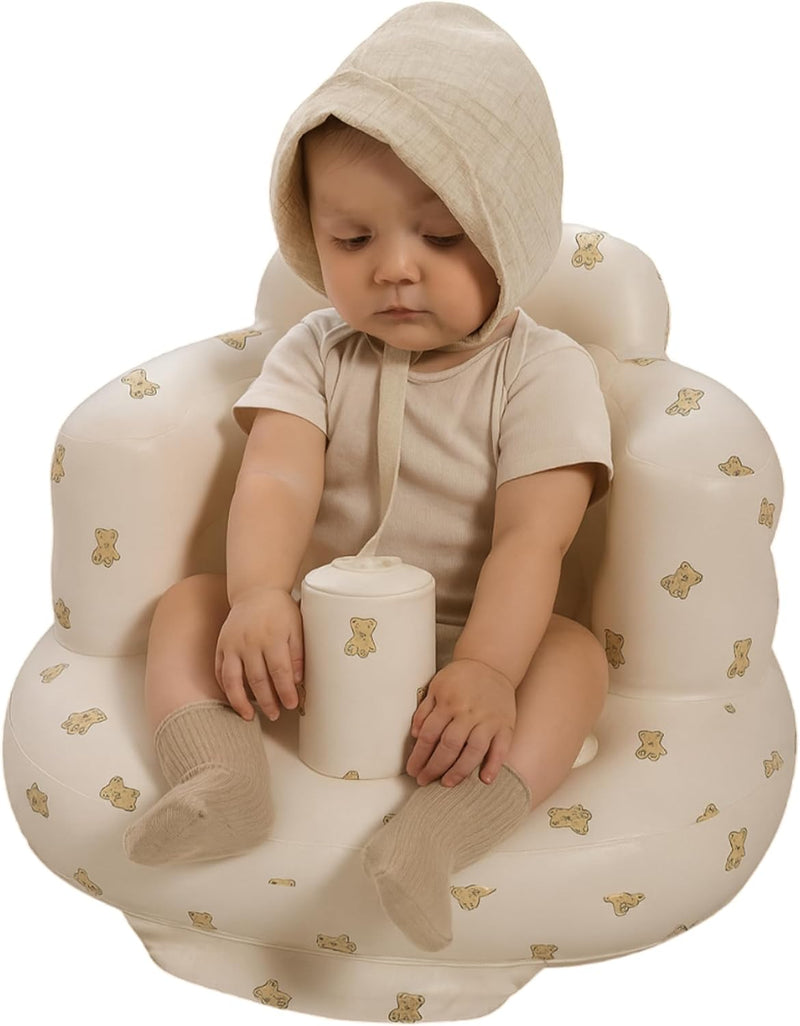 Bluelander Sillón Inflable para Bebé con Válvula Segura y Asiento Cómodo