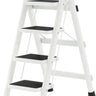 Bluelander Escalera Plegable 4 Peldaños Compacta y Estable