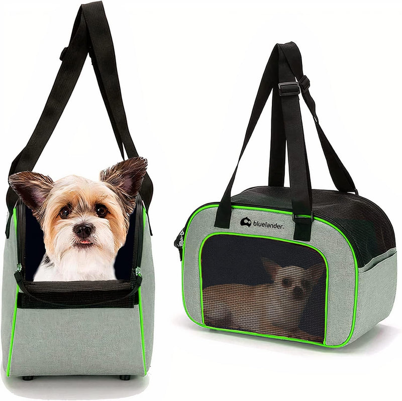 Bluelander Mochila Transportadora para Perro/Gato - Plegable Correa Base Acolchada