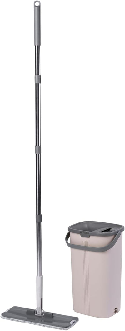 Bluelander Trapeador 360° con Cubeta y Exprimidor | Fregona de Microfibra