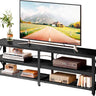 Bluelander Mueble para TV de 60", Estante de 3 Niveles, Ideal para Sala o Dormitorio (162×41×51 cm)