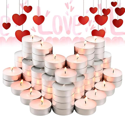 Bluelander Set de 50 Velas Decorativas sin Humo ni Olor para Eventos