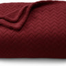 Bluelander Cobija Franela Zig Zag - 100% Poliéster Ultrasuave Cálida Premium