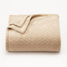 Bluelander Cobija Franela Zig Zag - 100% Poliéster Ultrasuave Cálida Premium