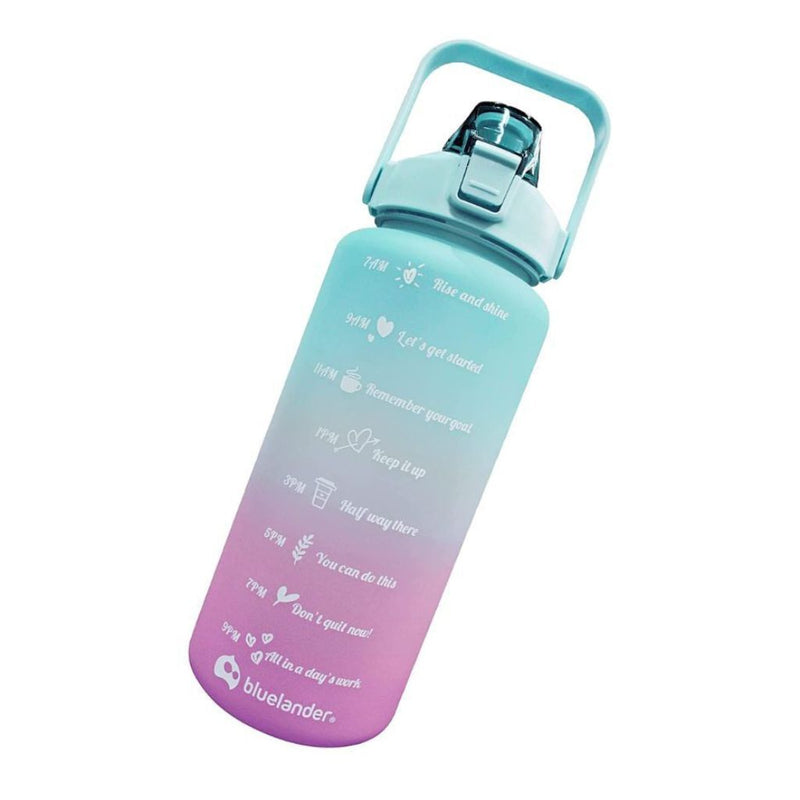 Botella de Agua Motivacional de 2 Litros