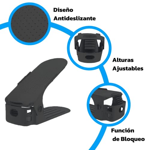 Zapatera Organizador Doble de Plástico - Bluelander