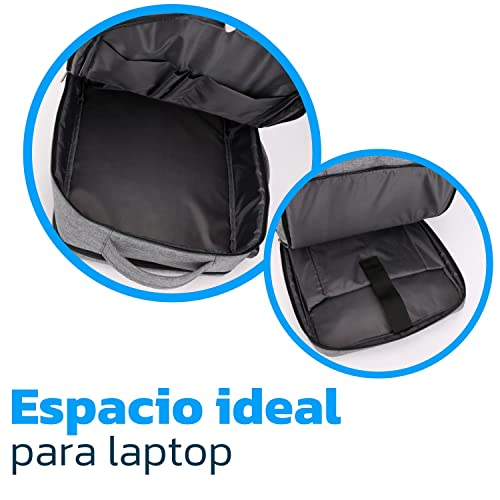 Mochila Antirrobo Con Candado De Seguridad Para Laptop-gris
