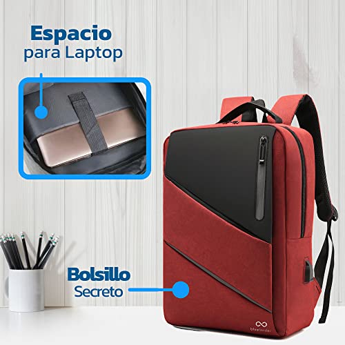 Mochila para Laptop Antirrobo con Puerto USB - Bluelander
